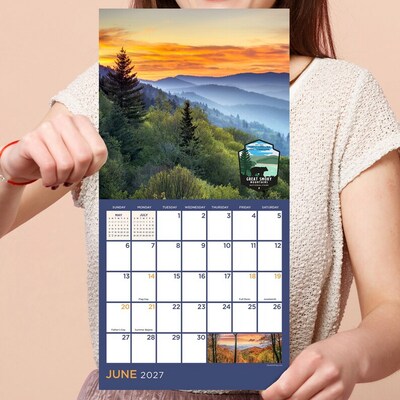 2027 TF Publishing National Parks 7" x 7" Monthly Wall Calendar, Multicolored (27-2004)
