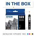 Epson 232 Black Standard Yield Ink Cartridge (T232120-S)