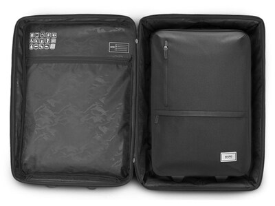 Solo New York Re:treat Polyester Check-In Luggage, Black (UBN918-4)