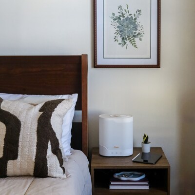 Crane Top Fill Ultrasonic Cool Mist Tower Humidifier 0.7-Gallon, 300 sq. ft., White (EE-5402)