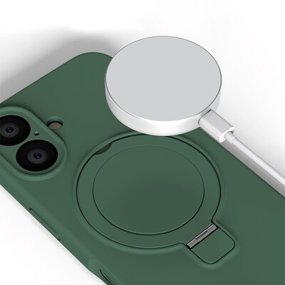 SaharaCase Venture MagSafe Phone Case for iPhone 16 Plus, Shock Absorbing, Cactus Green (CP00655)