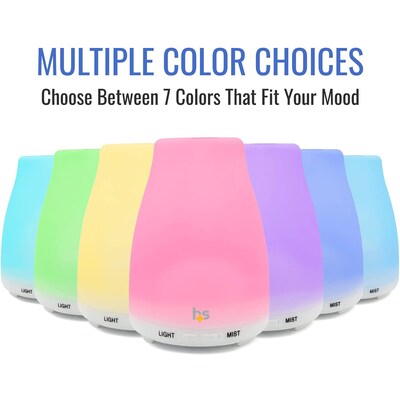 HealthSmart Evaporative Cool Mist Tabletop Humidifier, 150ml, White (40-510-000)