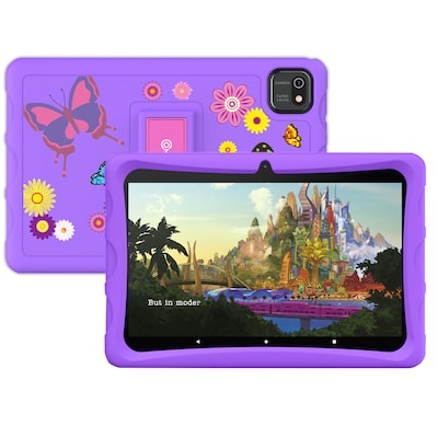 Contixo K103B 10 Tablet, WiFi, 64GB, Android, Purple (CNXK103BPURPLE)