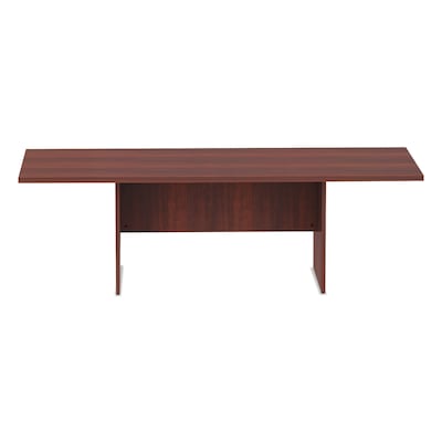 Alera Valencia Series Conference Table, Rectangular, 94.5" x 41.38" x 29.5", Medium Cherry (ALEVA719642MC)