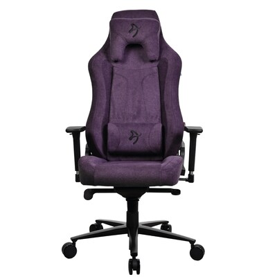 Arozzi Vernazza SoftFabric Ergonomic Racing Gaming Chair, Purple (VERNAZZA-SFB-PP)