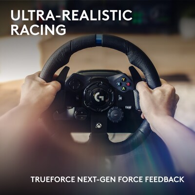 Logitech TRUEFORCE G923 Racing Wheel and Pedals for Xbox X S, Xbox One and PC. (941-000156)