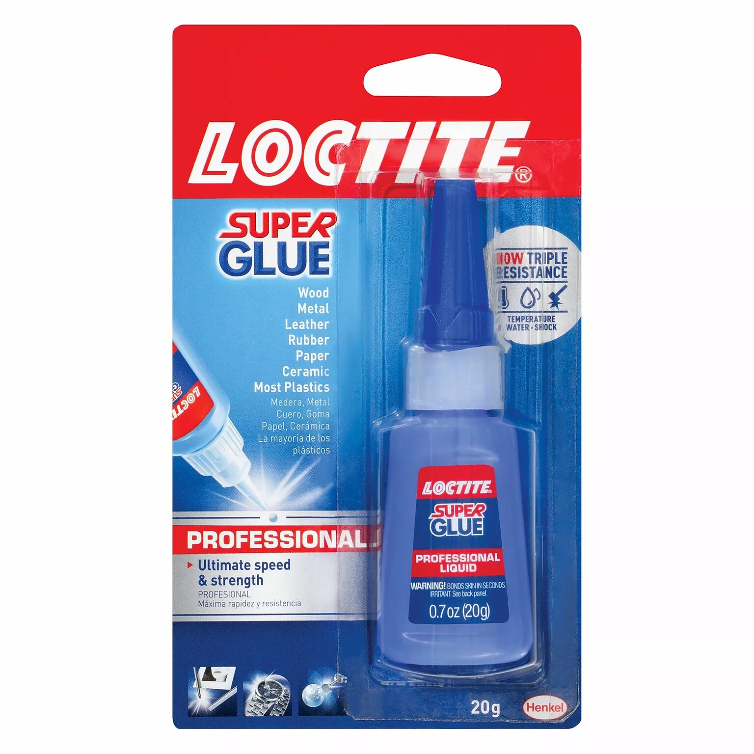 Loctite Professional Liquid Super Glue, 0.7 oz., CLear (1365882)
