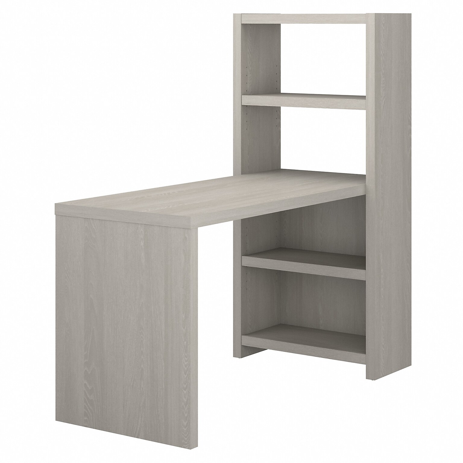 Bush Business Furniture Echo 56W Bookcase Desk, Gray Sand (KI60207-03)