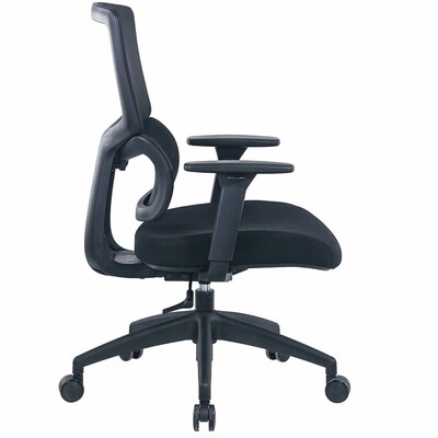 Lorell Ripley Ergonomic Mesh Swivel Management Chair, Black (LLR63204)