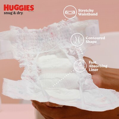 Huggies Snug & Dry Diapers, Size 1, 108 CT (54645)