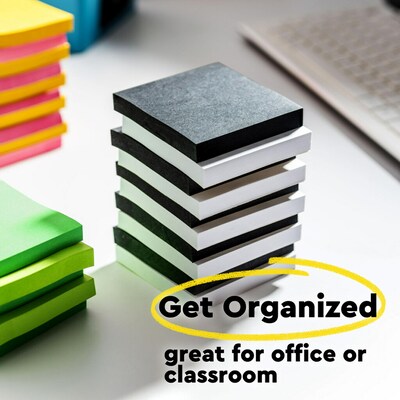 Post-it Super Sticky Notes, 3" x 3", Blue Paradise, 90 Sheet/Pad, 5 Pads/Pack (654-5SSBE)