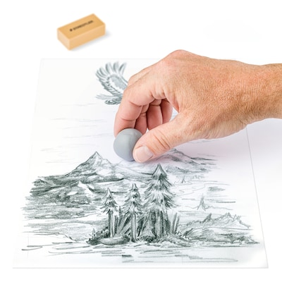 Staedtler Art Eraser, Natural, 2/Pack (525925 BK2)