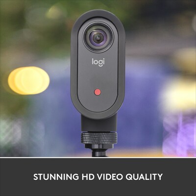 Logitech Mevo Start HD 1080p Live-Streaming Webcam, Black (961-000498)