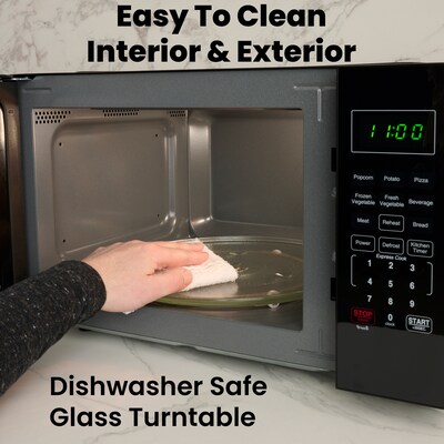 Farberware 1.1 cu. ft. Countertop Microwave, Black (FMO11WEIBK)