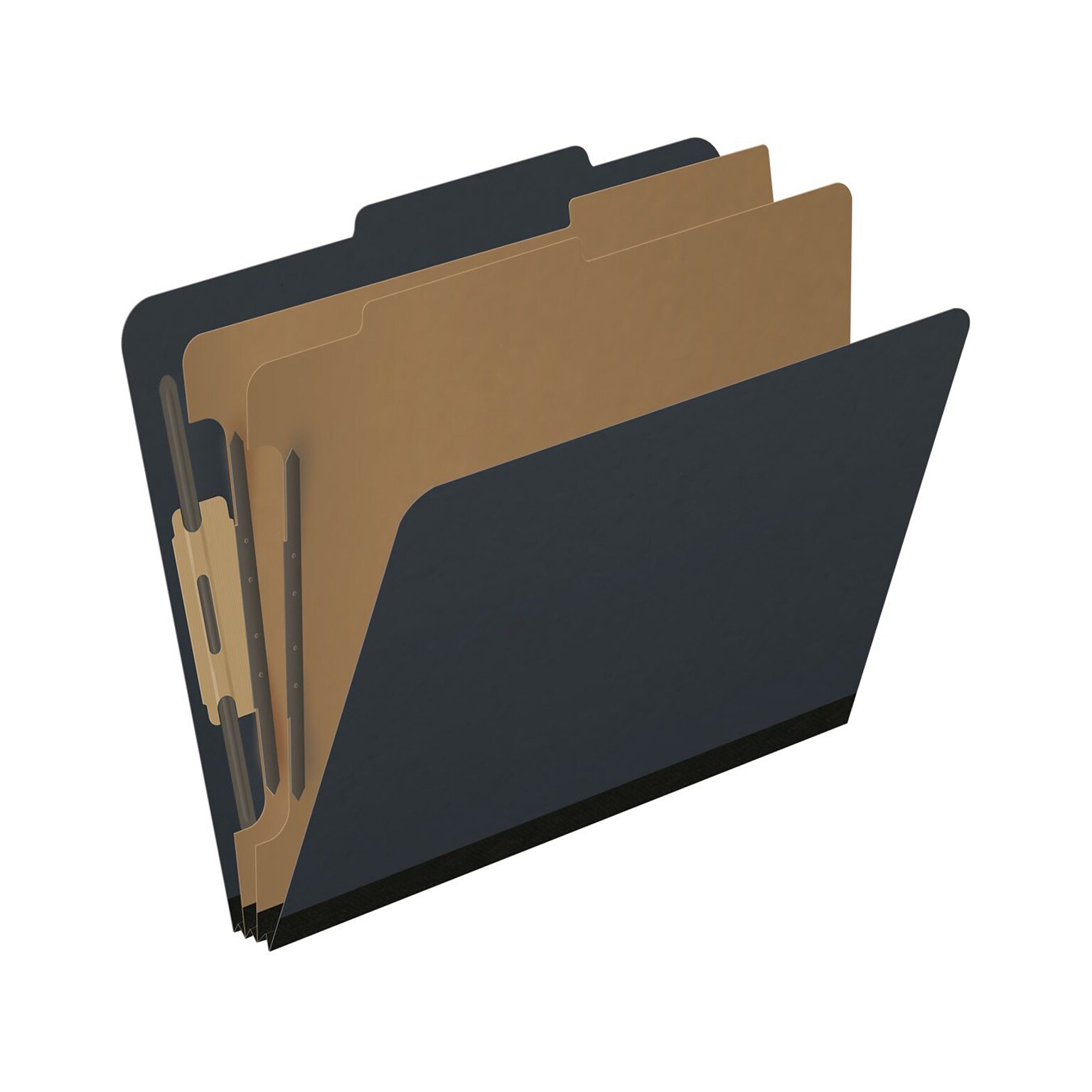 Medical Arts Press Pressboard Classification Folder, 2 Dividers, 2 Expansion, Letter Size, Black, 10/Box (DV-T42-26-3BLK)