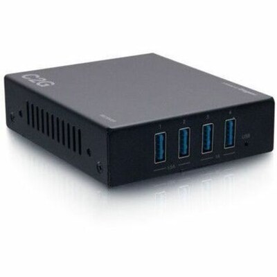 C2G Superbooster 4-Port USB over Cat6a 5Gbps Extender Kit (C2G54265)
