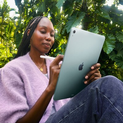 Apple iPad Air 6th Generation 13" Tablet, 128GB, Wi-Fi 6E + Cellular, Space Gray (MCJ14LL/A)
