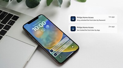 Philips Home Access Wi-Fi Retrofit Door Lock with Touch Screen Keypad and Fingerprint Scanner