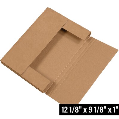 12.125 x 9.125 Crush-Proof Mailer, Kraft, 50/Bundle (M1291K)