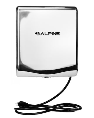 Alpine Industries Willow Commercial High Speed 110V Automatic Electric Hand Dryer, Chrome (405-10-CHR)
