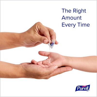 PURELL SINGLES Advanced Hand Sanitizer Single-Use Packets, 125/Box (9630-12-125CTNS)