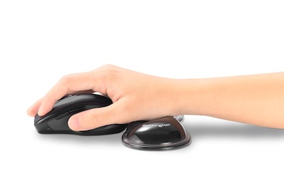 Kensington Slim Duo Gel Mouse/Trackball Wrist Rest, Black/Gray (K62438NA)