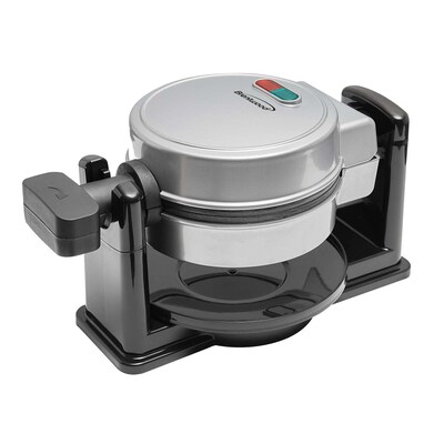 Brentwood 5 Flip Belgian Waffle Maker, Silver/Black (BTWTS231S)