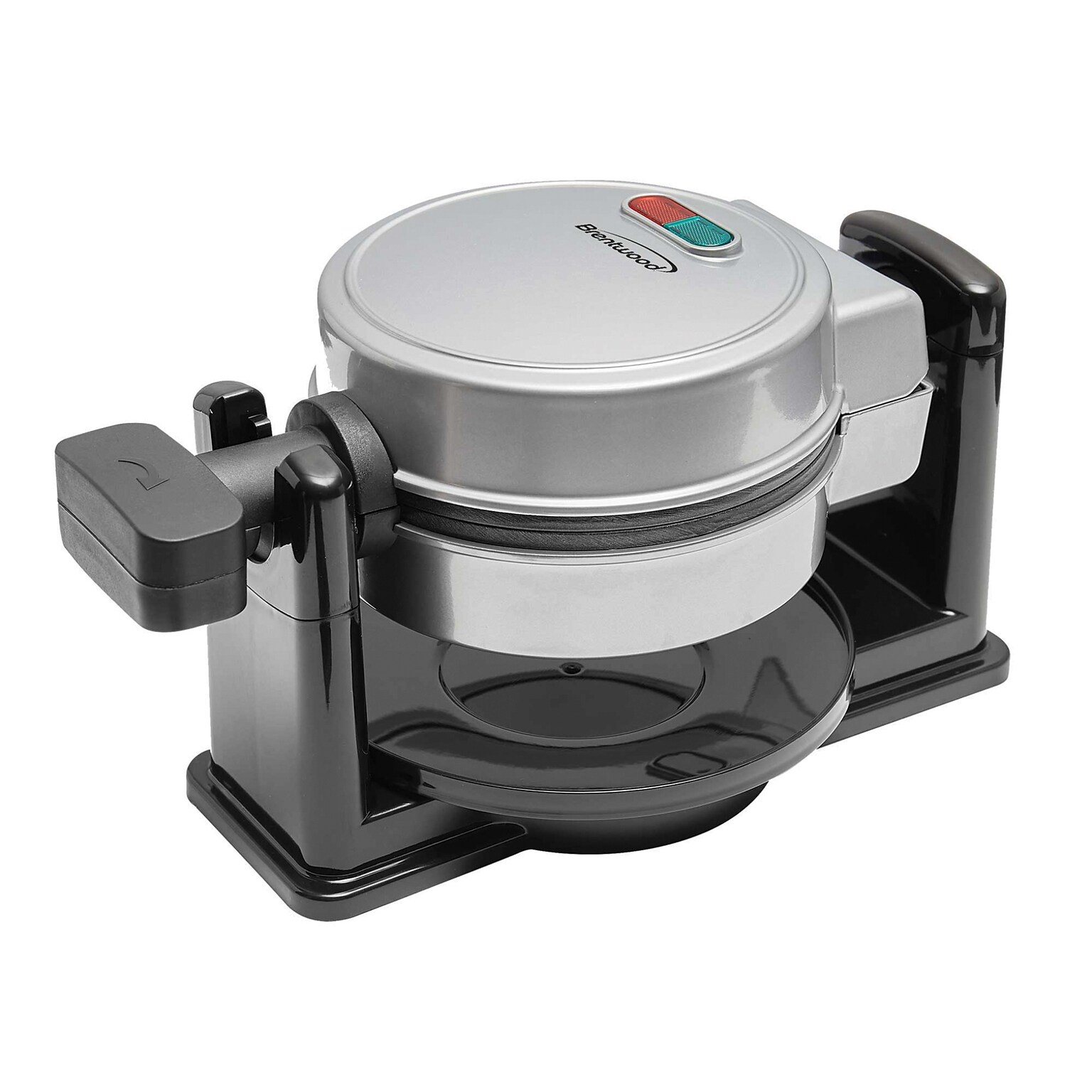 Brentwood 5 Flip Belgian Waffle Maker, Silver/Black (BTWTS231S)