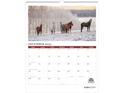 2025 House of Doolittle Farm Life 11 x 14 Monthly Wall Calendar (316-25)