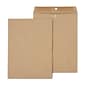 Staples Clasp & Moistenable Glue Catalog Envelopes, 9" x 12", Natural Brown, 100/Box (19964)