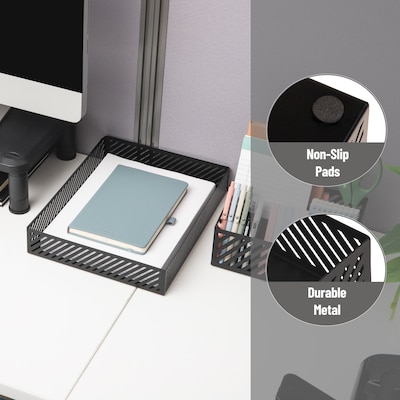 Mind Reader Paper Tray, Black (MOSTRAY-BLK)