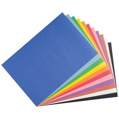 Prang Smart Stack 12" x 18" Construction Paper, Assorted Colors, 150 Sheets/Pack, 2 Packs/Bundle (PAC6526-2)
