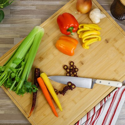 MegaChef 24" x 18" Bamboo Cutting Board (935122168M)