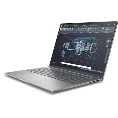 HP ZBook 8 G1i 16" Laptop, Intel Core Ultra 7-255H, 16GB RAM, 512GB SSD, NVIDIA RTX 500 Ada, Windows 11 Pro (D06HLAT#ABA)