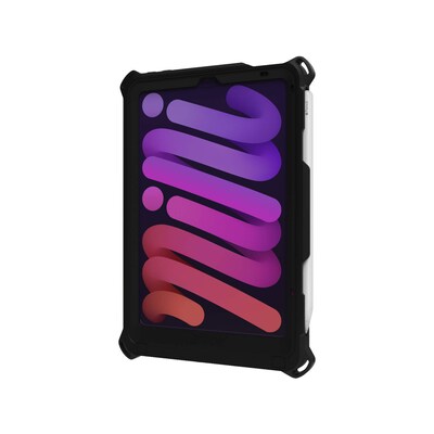 The Joy Factory aXtion Slim MH Polypropylene Transparent 8.3" Rugged Case for iPad mini A17 Pro & 6th Gen, Black (CWA305MH)