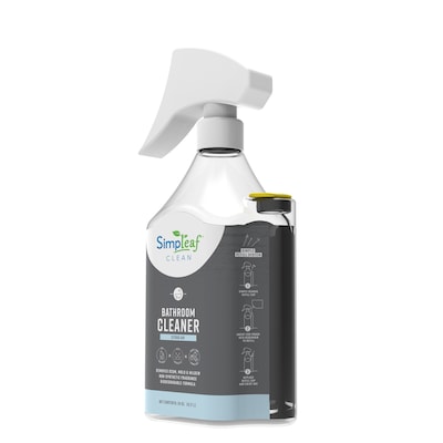 Simpleaf Clean Bathroom Cleaner, Citrus Air, 24 oz., 4/Carton (S-BCBL04-24-CA)