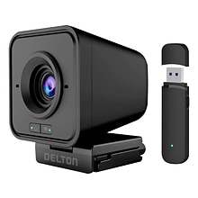 Delton HD 1080p Wireless Webcam, 2.1 Megapixels, Black (DCWC50)