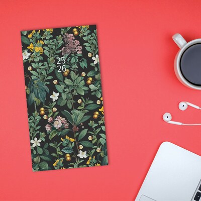 2025-2026 Willow Creek Botanical Nature 3.5" x 6.5" Calendar Year Yearly Planner, Paperboard Cover (46890)