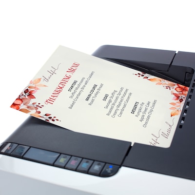 Great Papers! Thankful Grateful Blessed Fall Letterhead, 50/Pack (2025043)