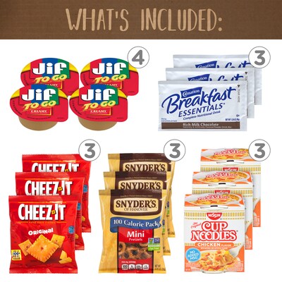 Break Box Dorm Room Survival Snack Box, 55/Box (700-00014)