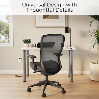 Union & Scale™ Essentials 48W Computer and Writing Desk, White (UN56969)