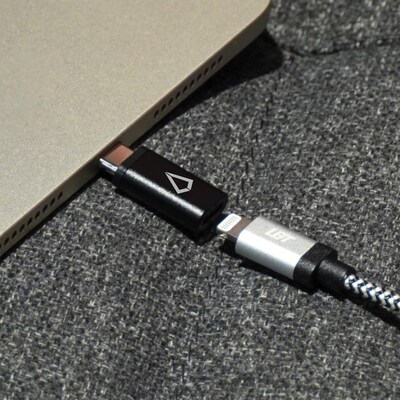 LBT Lightning to USB-C Adapter Tip, Black (LBTLCADP)
