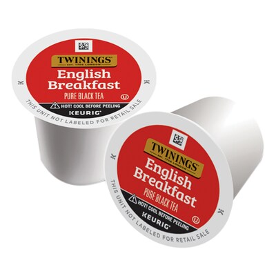 Twinings English Breakfast Black Tea, Keurig® K-Cup® Pods, 24/Box (TNA85780)