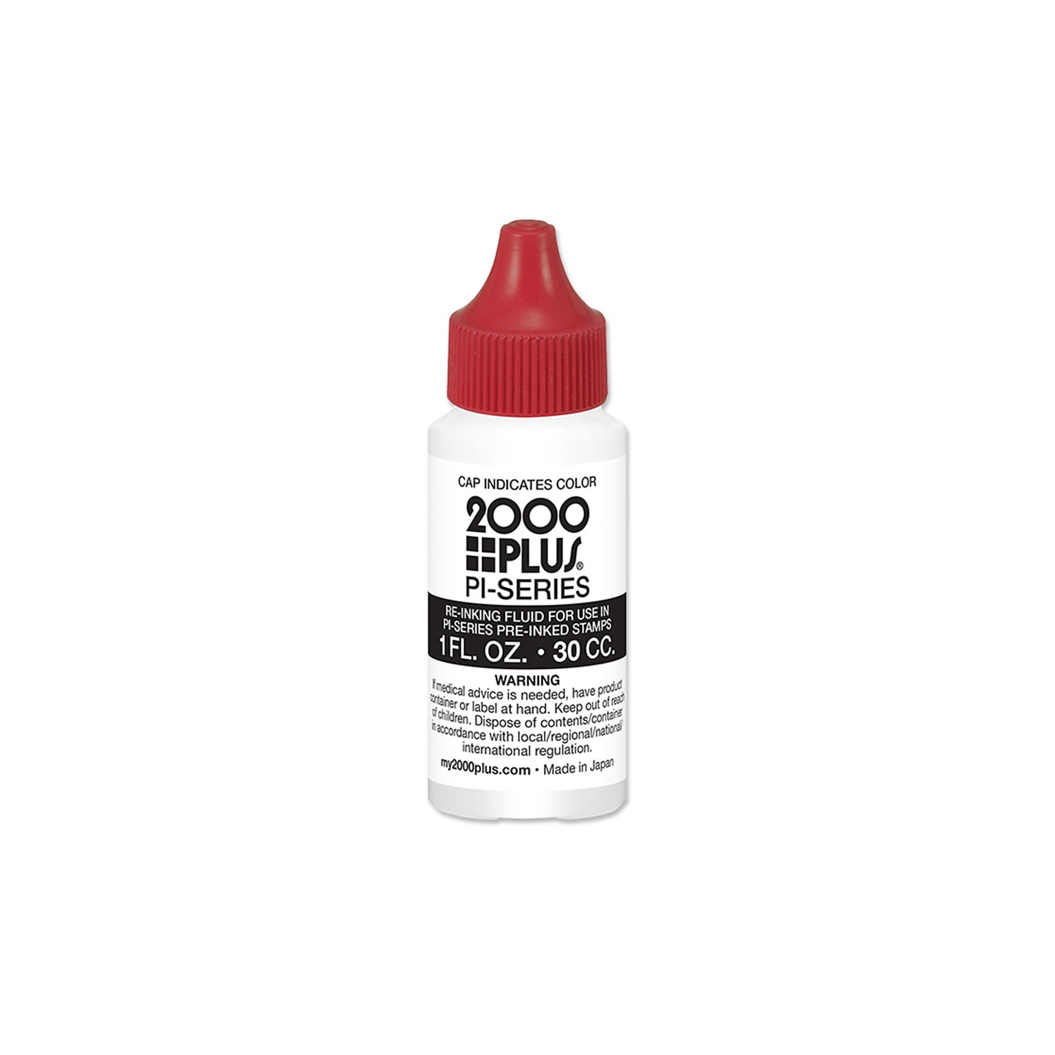 2000 Plus® PI Refill Ink, Red, 1 oz.