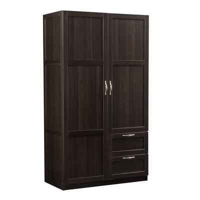 Sauder Select 71H Storage Armoire, 2 Drawers, Cinnamon Cherry (420055)