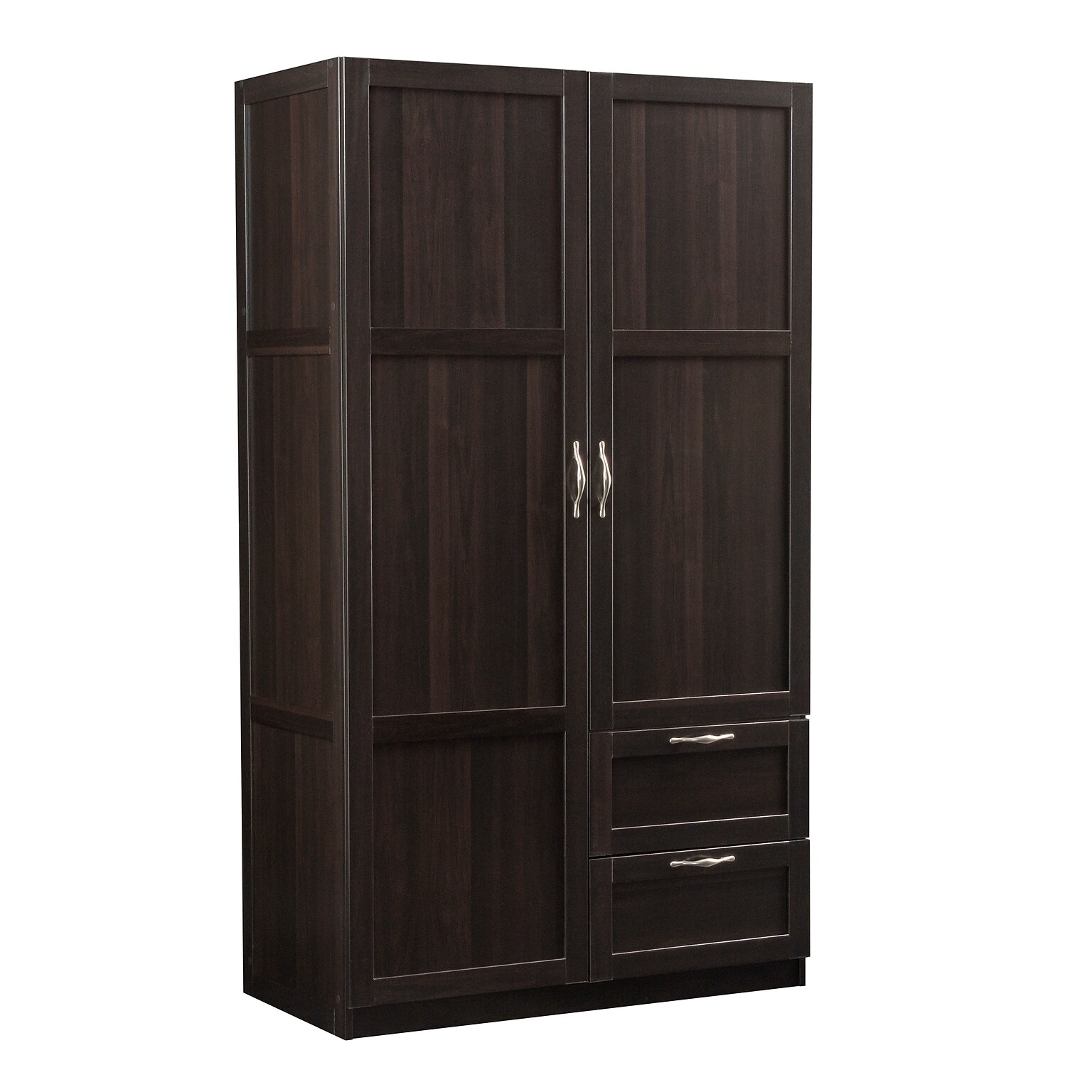 Sauder Select 71H Storage Armoire, 2 Drawers, Cinnamon Cherry (420055)