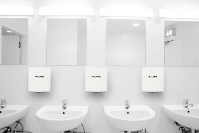 Alpine Industries Willow 110 - 120V Automatic Hand Dryer, White (405-10-WHI)