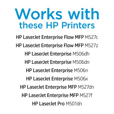 HP 87A Black Standard Yield Toner Cartridge, Print Up to 8550 Pages (CF287A)
