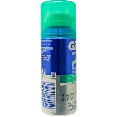 Gillette Series Shave Gel, 2.5 oz Trial Size Bottle, 6 Bottles/Dispensit Box, 12 Dispensit Boxes/Carton