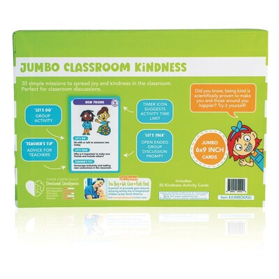 Open The Joy Jumbo Classroom Kindness Flash Cards, 30 Cards/Pack (LR4759)